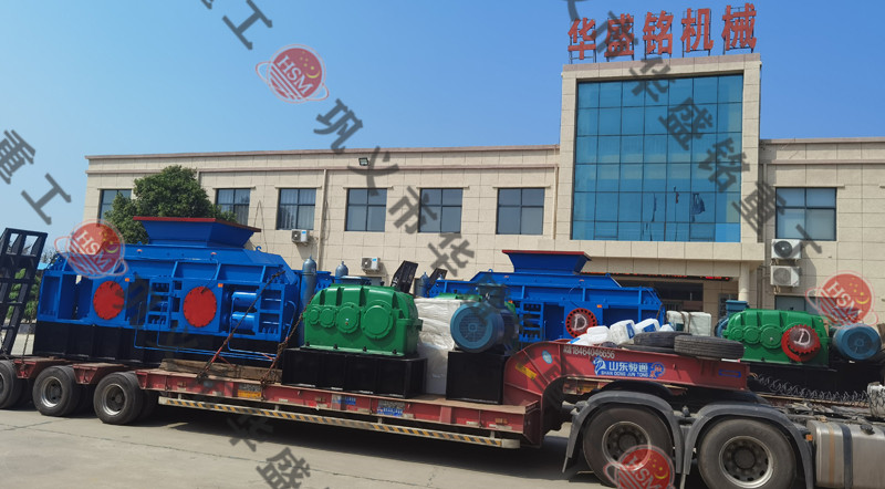 兩臺(tái)1810型液壓對(duì)輥制砂機(jī)發(fā)往河北秦皇島