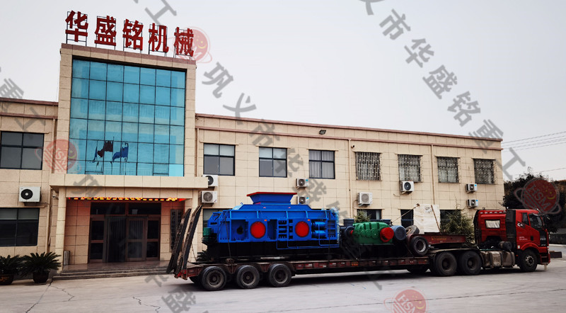 液壓對輥制砂機發(fā)往湖南醴陵